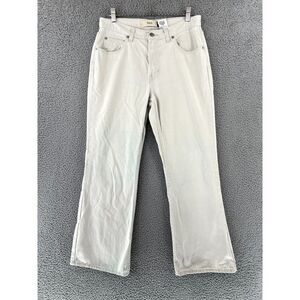 GAP Jeans Women's Size 8 (29x27 Act) Flared Low Rise White Denim‎ VINTAGE READ